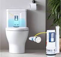 Zone Industry Corp. Double valve de chasse d'eau, bouton poussoir, kit  convertisseur, remplacement, économie d'eau, kit de réparation de toilettes  UPC ...