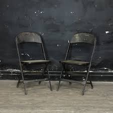 Vintage Industrial Metal Folding Concert Chairs By Dailymemorandum 120 00 Folding Chair Vintage Industrial Chair