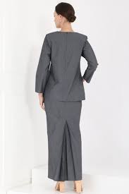 Kurung moden qhalisa from amar amran in red embrace the festive season with a chic baju kurung moden such as this one by amar amran. Baju Kurung Kedah Felafeel Black Shopperboard