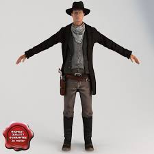 Cowboy T Pose Max Logo Inspiration Vintage Poses Vector Patterns Design