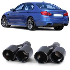 The f10/f11/f07 was produced from 2009 to 2017and is often collectively referred to as the f10. Auspuff 4 Rohr Duplex Endrohr Blenden Schwarz Fur Bmw 5er F10 F11 6er F12 F13 Kaufen Bei Carparts Online Gmbh