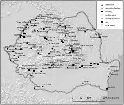 In coltul din dreapta sus al hartii rutiere veti gasi 2 meniuri cu numele: Mineral And Thermal Waters Of Romania Springerlink