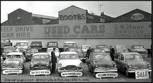 Old 1960 S Car Sales Yard Car Dealership Used Cars Old Lorries