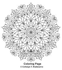 Decorative round ornaments unusual flower shape oriental. A Mandala Pdf Digital Download Coloring Page Movement