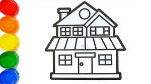 Cara menggambar rumah dan pemandangan alam dengan mudah smotret. Halaman Download Cara Menggambar Rumah Tingkat Mewarnai Gambar Rumah Youtube