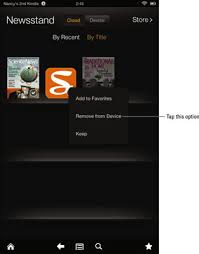 How To Remove Books Or Magazines From Your Kindle Fire Hd Dummies