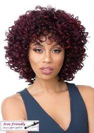 Curly Synthetic Wigs For Black Women Wigwarehouse Com Medium Bob Hairstyles Curly Hair Styles Curly Hair African American