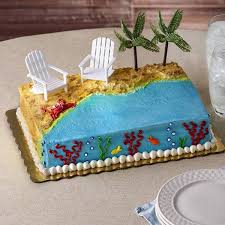 Beach Retreat Publix Cakes Beach Cakes Beach Birthday Cake