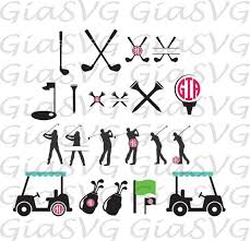 Download Golf Monogram Svg Golf Split Svg Golf Clipart Svg Ready To Etsy In 2021 Golf Monogram Golf Tattoo Monogram Svg