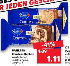 Das gilt sowohl für desserts wie schokoladenmousse oder fruchtige joghurtcremes als auch für trockene kuchen oder. Bahlsen Comtess Kuchen 350g Angebot Bei Kaufland