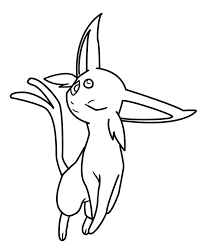 Set off fireworks to wish amer. Pokemon Espeon Coloring Page Anime Coloring Pages