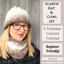 Free shipping on orders $75 or more! Scarfie Hat Cowl Set Free Crochet Pattern Tutorial Light And Joy Designs