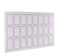 A4 Sheets Layout 3*5/4*5 Prelam PVC Sheet 125khz RFID TK4100 Prox Card Inlay