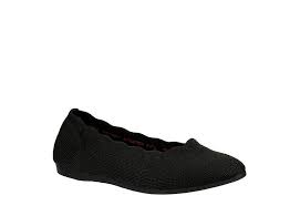 Free shipping & more with skechers plus. Black Skechers Womens Cleo 2 0 Love Spell Flat Casual Rack Room Shoes