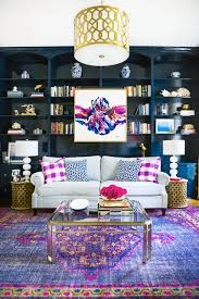 Navy Blue Purple Home Decor Inspiration Design Fixation Living Room Reveal Room Design Living Room Designs