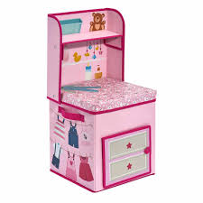 Boite De Rangement 2en1 Table A Langer Rose Pour Enfant Jeux D Imitation Jouets D Apprentissage Jouets Et Jeux Gifi