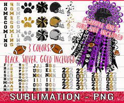 Homecoming Mum Add Ons Mum Not Included PNG Clipart Bundle 