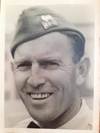 My Dad Bert Buckle haying I believe at the Slee Place, Riske Creek, circa  1945-46