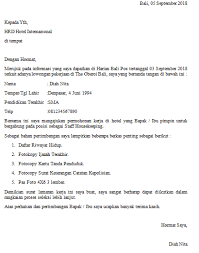 Banda aceh, 23 maret 1999. Contoh Surat Lamaran Kerja Di Hotel Untuk Berbagai Posisi Tip Kerja