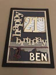 Celebrate their 21st birthday with a perfect present. 21st Birthday Card By Elizabeth 21st Birthday Cards 1st Birthday Cards 21st Birthday Boy