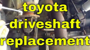I've been going at the shop, the replacement drive shaft made up $750 of the total repair cost, i believe they were going straight to the toyota dealer for it, oem. Quick Simple Driveshaft Replacement Toyota 4runner 2wd Fix It Angel Youtube