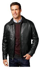Nautica Black Leather Men S Jacket Size 8 M Leather Jacket Leather Jacket Black Leather Jacket Men