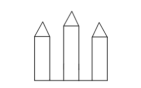 Extend two short lines from the bottom of the triangle and draw the battlements below, then. How To Draw A Castle Step By Step Castle Drawing For Kids