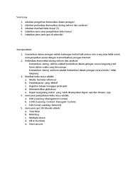 We did not find results for: Soal Essay Simulasi Digital Kelas X