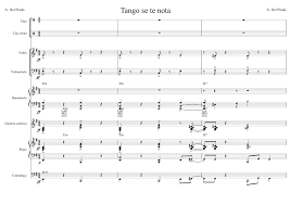 This document was uploaded by user and they confirmed that they have the permission to share it. Tango Se Te Nota Sheet Music For Piano Solo Download And Print In Pdf Or Midi Free Sheet Music With Lyrics Musescore Com