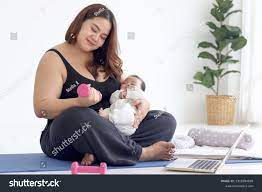 2,130 Chubby Mom Images, Stock Photos & Vectors | Shutterstock