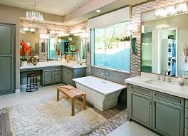 Vanities are constructed from solid hardwood that is available in various finishes and include marble or granite countertops. Arizona Luxury New Homes For Sale By Toll Brothers Master Bathroom Tub Stand Alone Tub Bathroom Layout