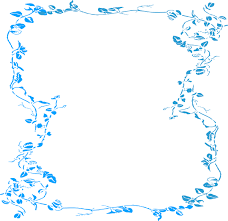Transparent border blue flower png. Blue Floral Border Png Free Download Png Arts