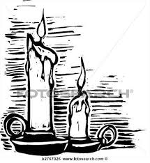 Black And White Candles Clipart Woodcut Candles Clip Art K2767026 Woodcuts Prints Candle Illustration Candle Clipart
