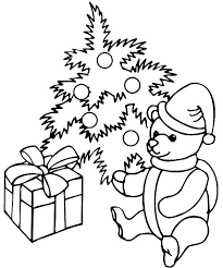 Check spelling or type a new query. Holidays Teddy Bear And Christmas Tree Coloring Pages Coloring Sky