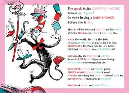 Cat In The Hat Baby Shower Invitation Dr Seuss Theme And Flickr