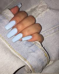 23 stunning ways to wear baby blue nails | stayglam. Baby Blue Coffin Nails Baby Blue Coffin Nails Baby Blue Acrylic Nails Baby Blue Nails Blue Coffin Nails