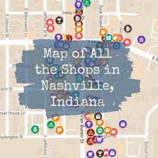 Map of Shops in Nashville, Indiana