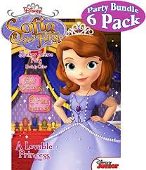 Disney Junior Sofia The First A Lovable Princess Sticker Coloring Book Party Bundle 6 Pack Click For Specia Princess Sticker Disney Sticker Party Bundles