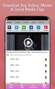 On the other it provides raw recording feature for users to record any video when they can't download the video directly. Video Downloader Free Video Downloader App For Android Apk Download