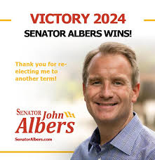 Photo by Senator John Albers (@senator_john_albers) · November 6, 2024