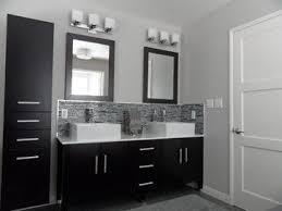 Check out this gallery of 36 modern bathroom designs that use white and gray decor along with wood tone, greenery and contemporary bathroom lighting. Ibwgbi40 Inspiring Black White Grey Bathroom Ideas Finest Collection Hausratversicherungkosten Info