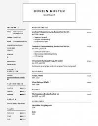 Leerkracht Basisonderwijs Cv Voorbeeld Gratis Downloaden