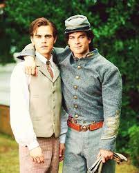 Damon and stefan salvatore classic mug. Salvatore Brothers In 1864 Vampire Diaries Vampire Diaries Stefan The Salvatore Brothers