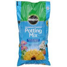 Also try their organic soils line. Miracle Gro 64 Qt Moisture Control Potting Mix 75561430 The Home Depot