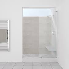 Shop Symphony Shower Doors 12 75 X 76 Single Panel Frameless Shower Screen Overstock 31248280