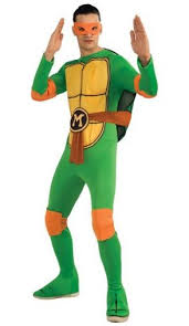 Machen sie öffnungen für den mund und die augen und noch eine für. Cowabunga Die Neuen Ninja Turtles Kostume