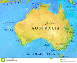 Die donau hat den nördlichsten punkt in deutschland und endet im schwarzen meer. Geographische Karte Von Australien Mit Wichtigen Stadten Stockbild Bild Von Geographisch Zieleinheit 93539467