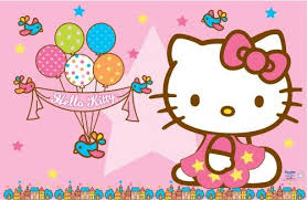 Hello Kitty Birthday Wallpaper Pink Background And Balloons For B Day Party Hd Wallpapers Fo Hello Kitty Wallpaper Hello Kitty Wallpaper Hd Kitty Wallpaper