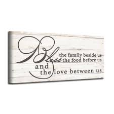 Simple yet chic, this adorable sign will make a stunning addition to your kitchen decor! The Gray Barn Blessing Wrapped Canvas Kitchen Wall Art Overstock 28653759