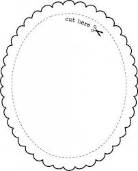 Printable Oval Template Templates Shapes Scalloped Phenomenal Frame Printable Frames Gift Tags Diy Oval Frame
